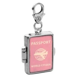 Dije Pasaporte rosa
