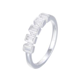 Anillo con Piedras Rectangulares