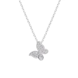 Gargantilla de Mariposa Pavé