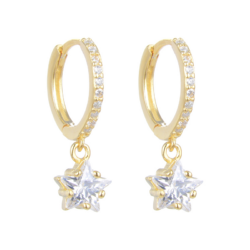 Argollas Huggies Gold con Estrella
