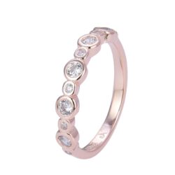 Anillo con Puntos de Luz Rose Gold